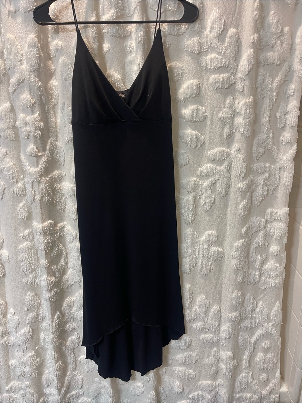 Y2K city triangles midi high low dress